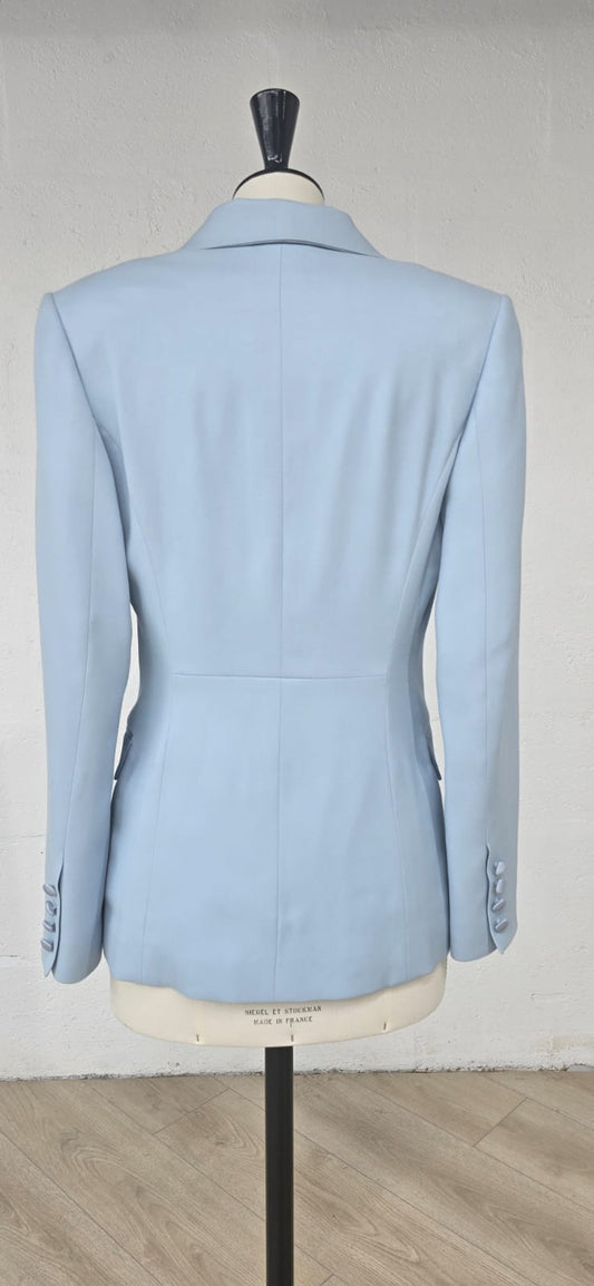 Veste Tailleur Femme Bleu Ciel