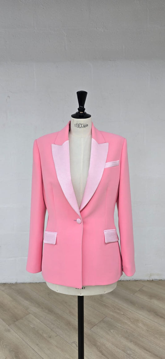Veste Tailleur Femme Rose